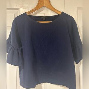 J. Crew Women's Deep Blue Blouse